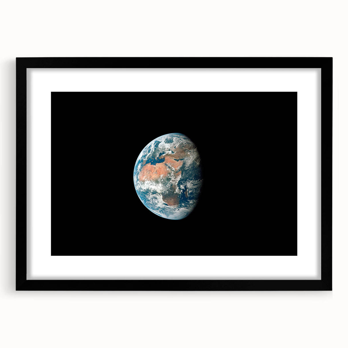 Planet Earth Wall Art - Vivid Global View of Africa and Europe Prints