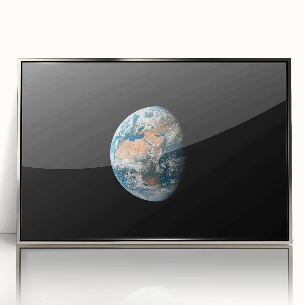 Planet Earth Wall Art - Vivid Global View of Africa and Europe Prints
