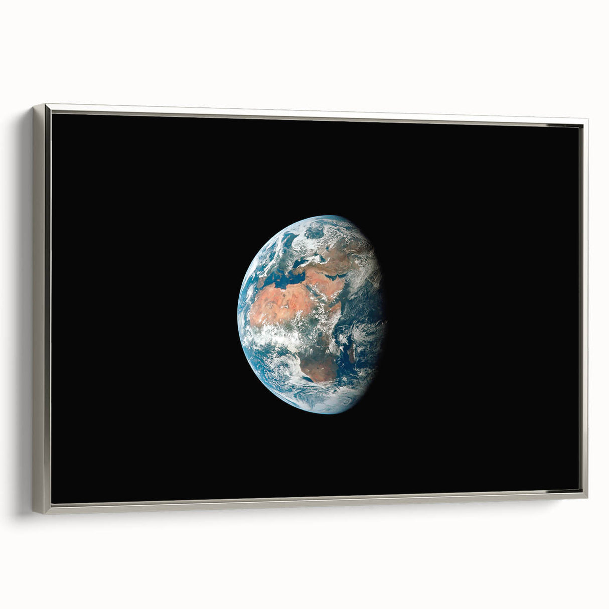 Planet Earth Wall Art - Vivid Global View of Africa and Europe Prints