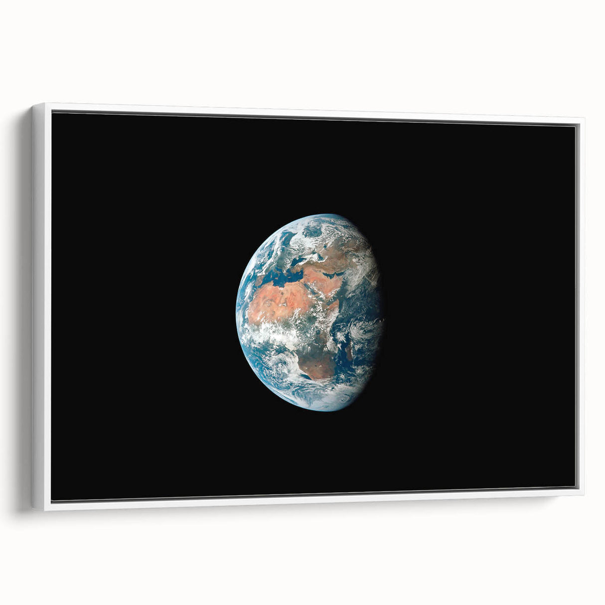 Planet Earth Wall Art - Vivid Global View of Africa and Europe Prints