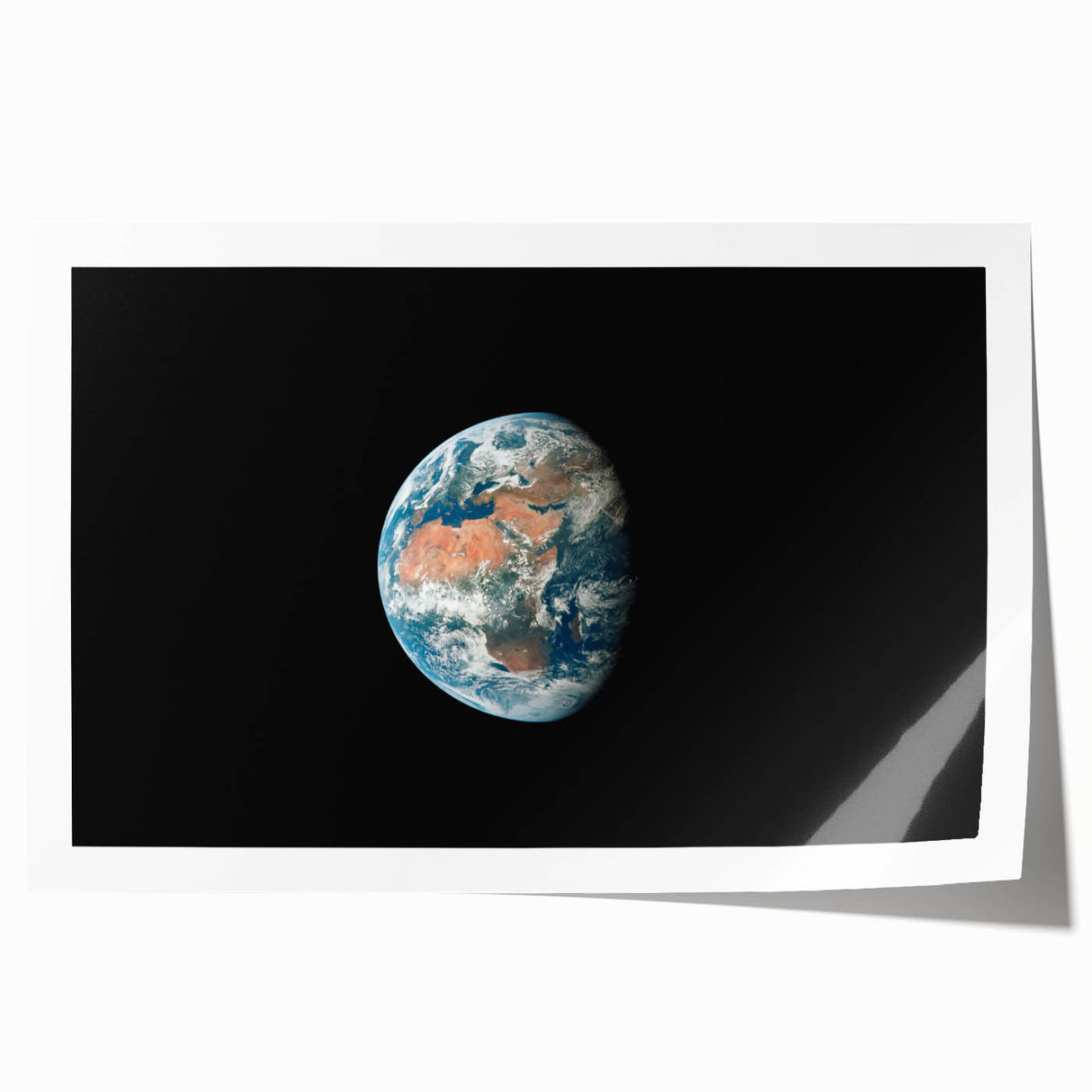 Planet Earth Wall Art - Vivid Global View of Africa and Europe Prints
