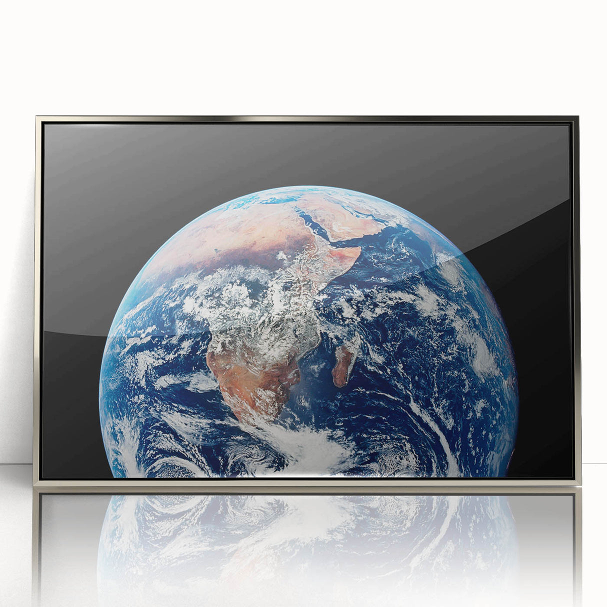 Earth from Space Wall Art - Vivid View of Africa and Middle East Print