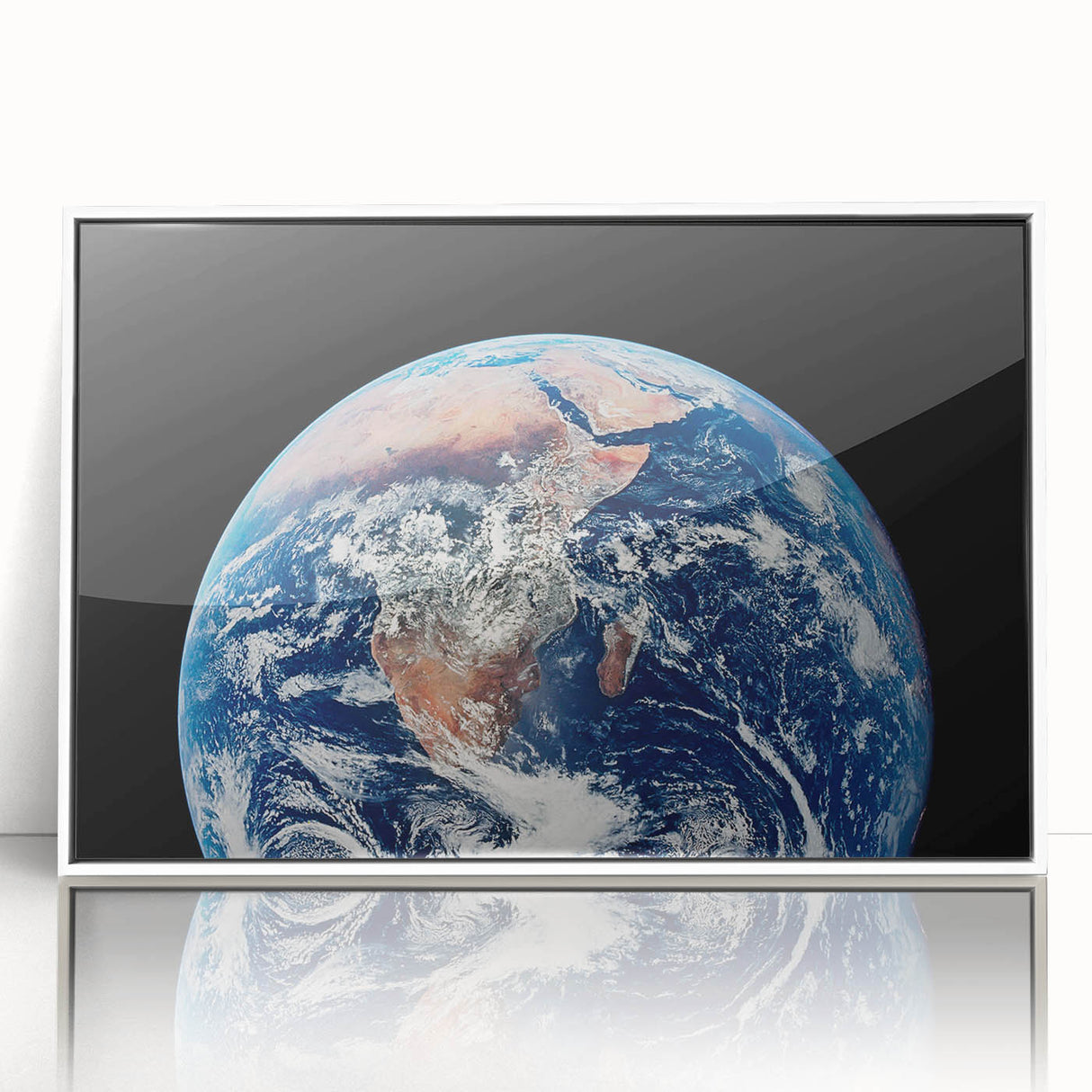 Earth from Space Wall Art - Vivid View of Africa and Middle East Print