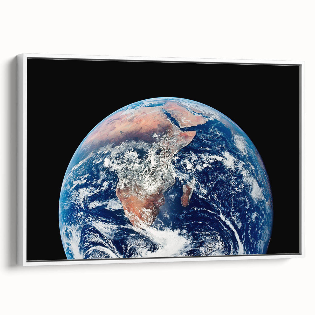Earth from Space Wall Art - Vivid View of Africa and Middle East Print