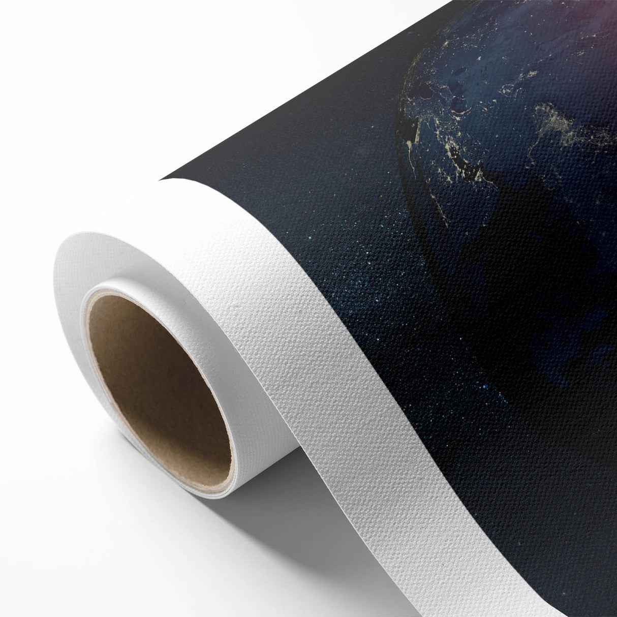 Earth and Sun Wall Art - Stunning Space and Sunrise Decor Print
