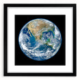 Earth from Space Wall Art - Stunning North America View Decor Print