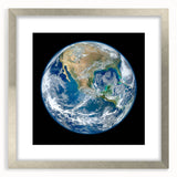Earth from Space Wall Art - Stunning North America View Decor Print