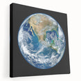 Earth from Space Wall Art - Stunning North America View Decor Print