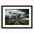 Tornado in a Stormy Field - Earthy Phenomena Wall Art Print