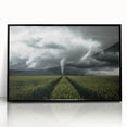 Tornado in a Stormy Field - Earthy Phenomena Wall Art Print