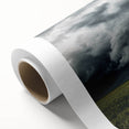 Tornado in a Stormy Field - Earthy Phenomena Wall Art Print