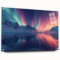 Aurora Borealis Over Frozen Landscape - Earth Phenomena Wall Art Print