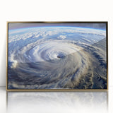 Hurricane Eye from Space - Earthy Phenomena Wall Art Print