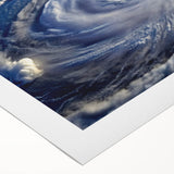 Hurricane Eye from Space - Earthy Phenomena Wall Art Print