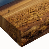 Tornado with Lightning in Desert Landscape - Earthy Phenomena Wall Art