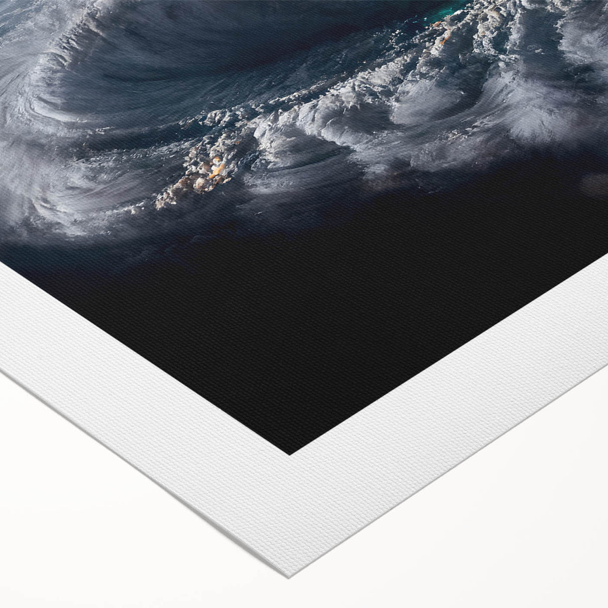Cyclone Eye from Space - Earth and Space Phenomena Wall Art Print