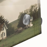 Tornado Approaching Farmhouse - Earthy Phenomena Wall Art Print