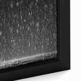 Solitary Figure in Rainstorm - Earthy Phenomena Wall Art Print