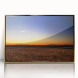 Celestial Eclipse Wall Art – Solar Eclipse Canvas Decor for Space Lovers