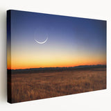 Celestial Eclipse Wall Art – Solar Eclipse Canvas Decor for Space Lovers