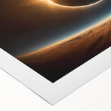 Stunning Solar Eclipse Wall Art – Space-Themed Eclipse Canvas Print