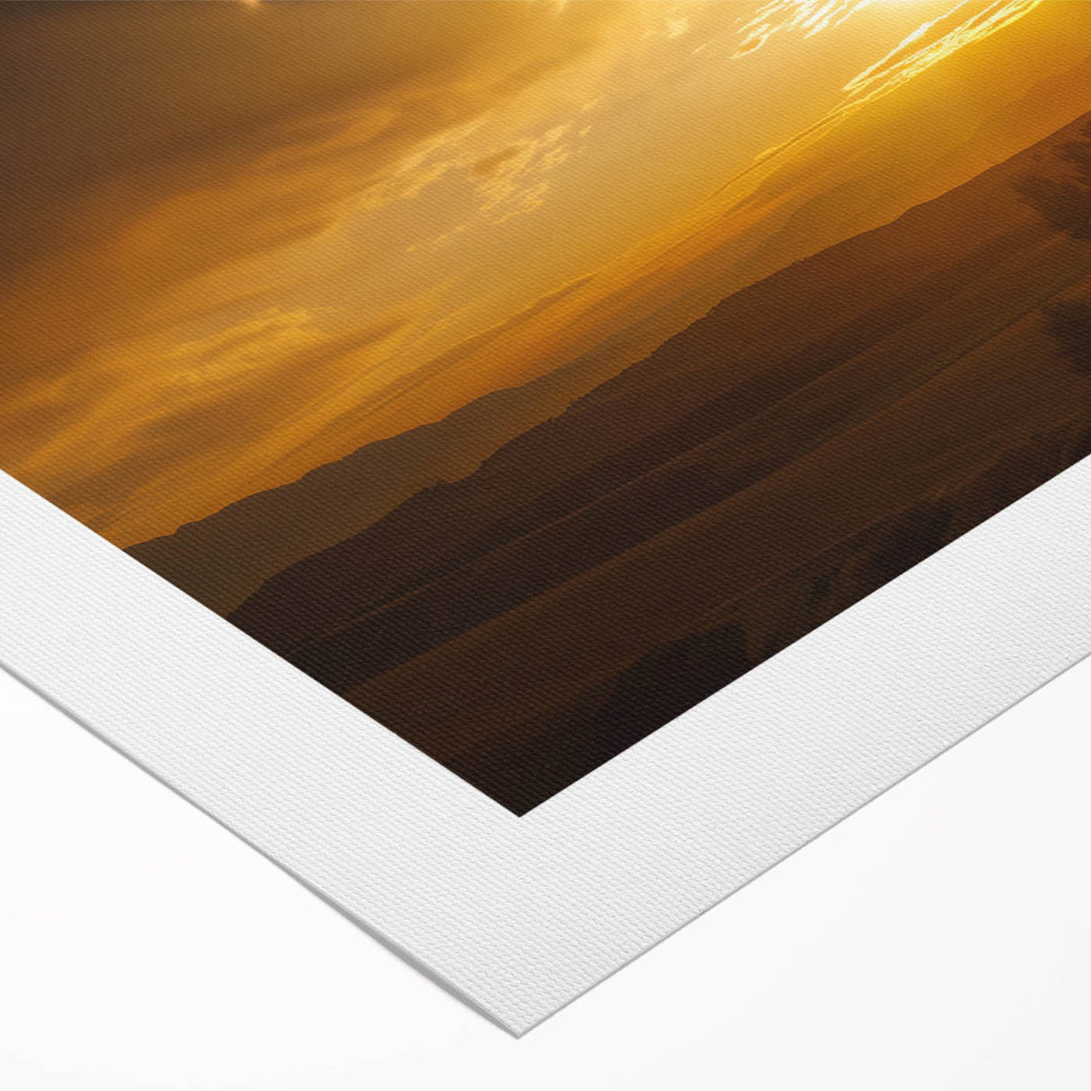Golden Solar Eclipse Wall Art – Majestic Eclipse Canvas for Home Decor