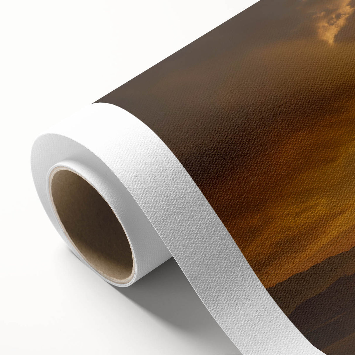 Golden Solar Eclipse Wall Art – Majestic Eclipse Canvas for Home Decor