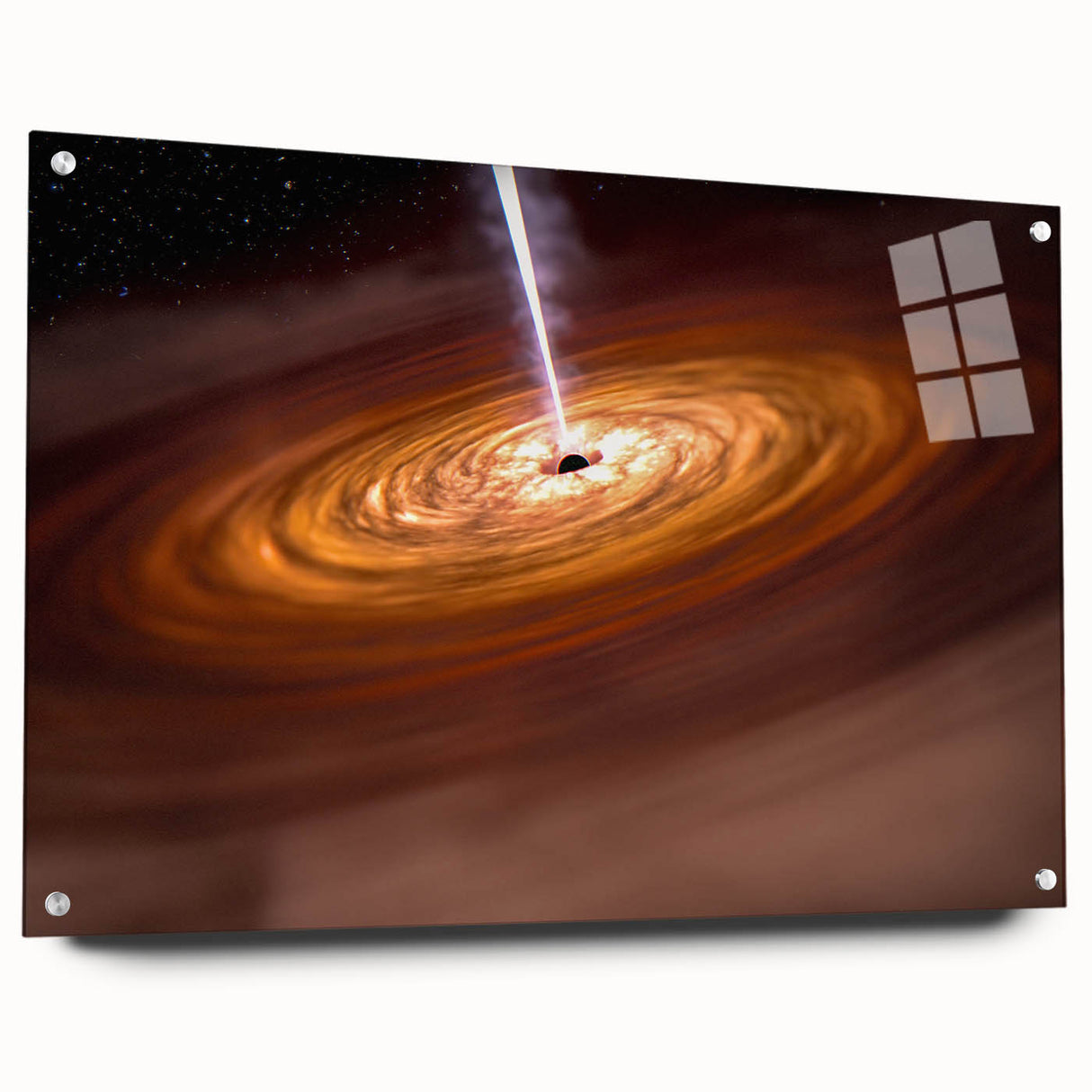 Cosmic Black Hole Wall Art: Space & Starry Night Astronomy Canvas Prints
