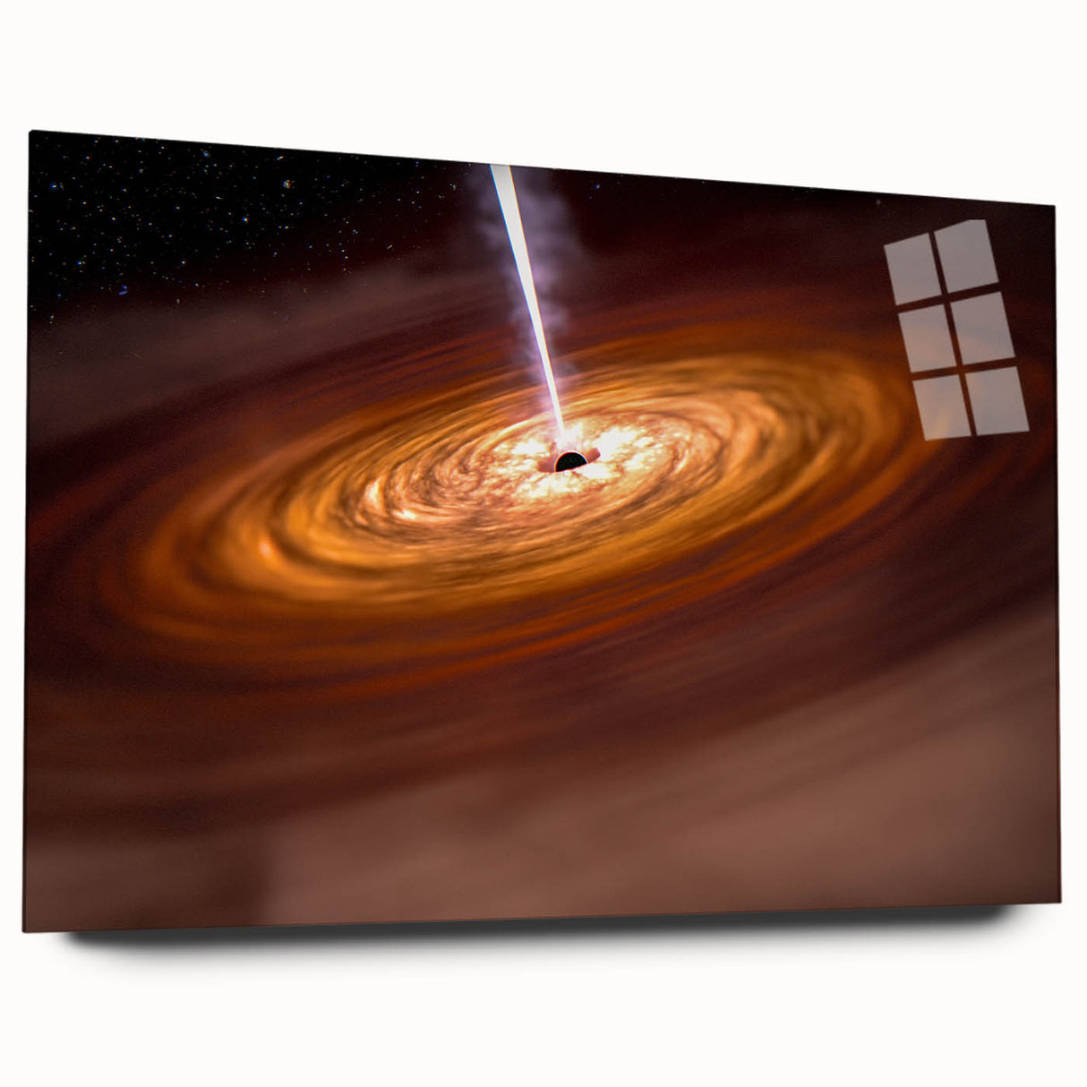 Cosmic Black Hole Wall Art: Space & Starry Night Astronomy Canvas Prints