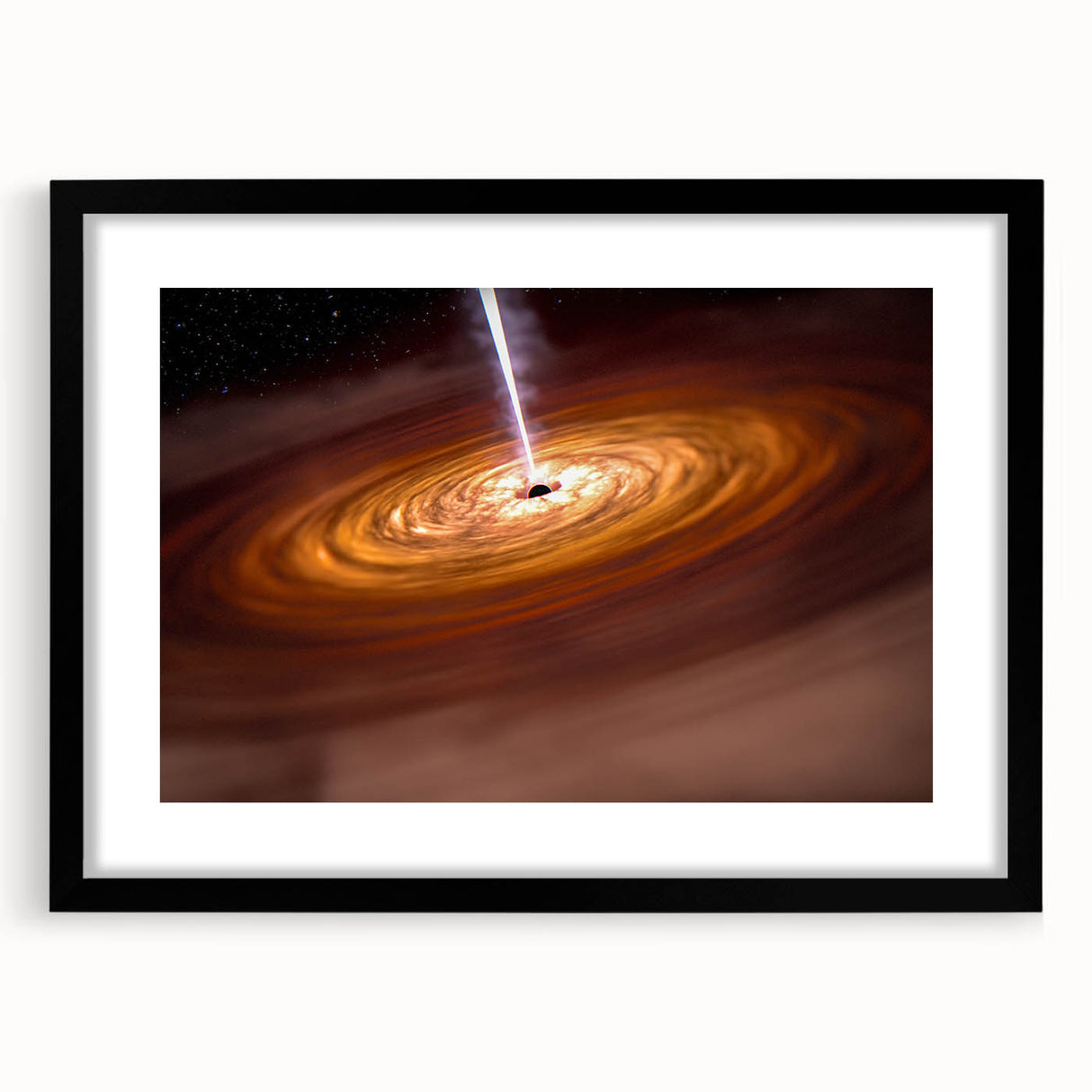 Cosmic Black Hole Wall Art: Space & Starry Night Astronomy Canvas Prints