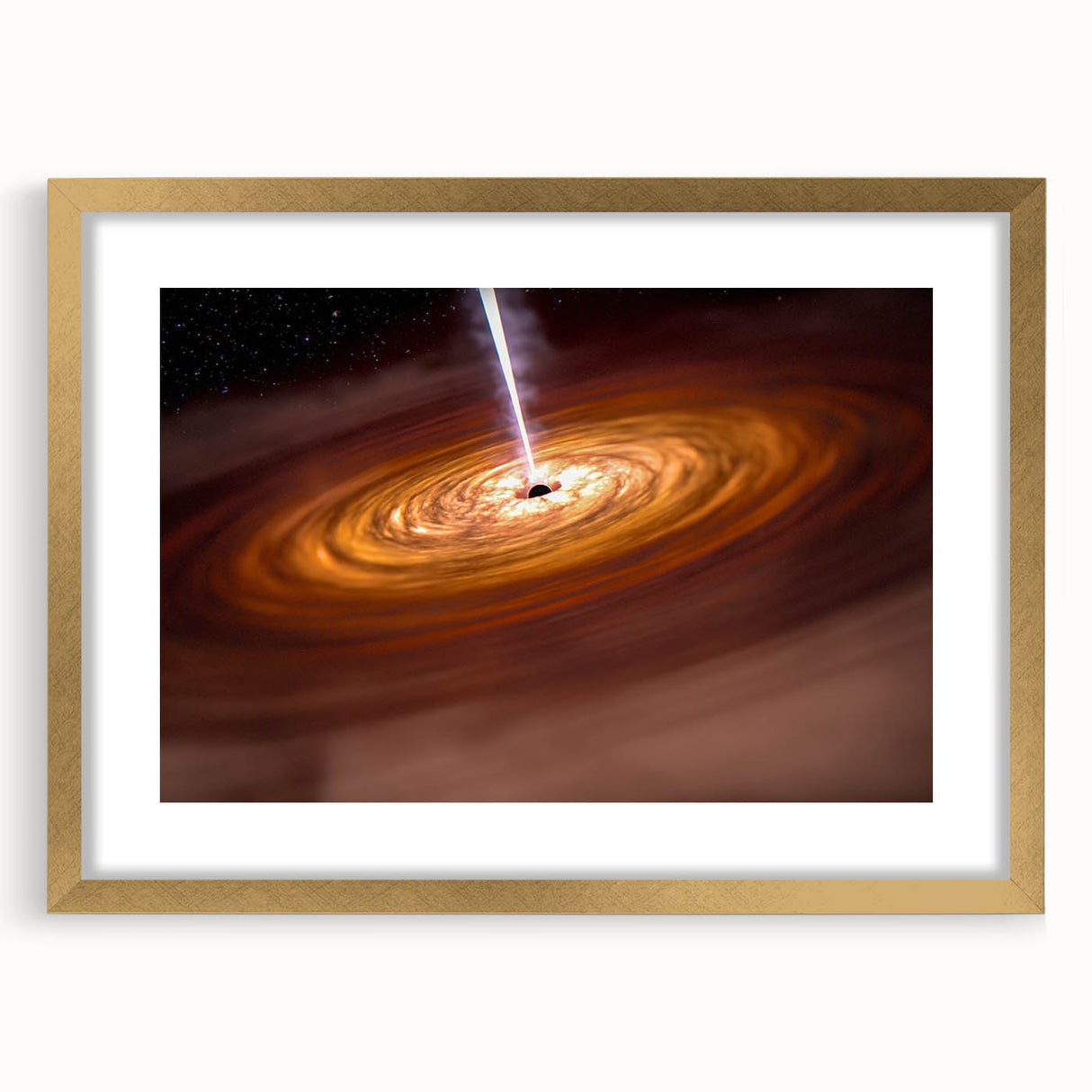 Cosmic Black Hole Wall Art: Space & Starry Night Astronomy Canvas Prints
