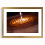 Cosmic Black Hole Wall Art: Space & Starry Night Astronomy Canvas Prints