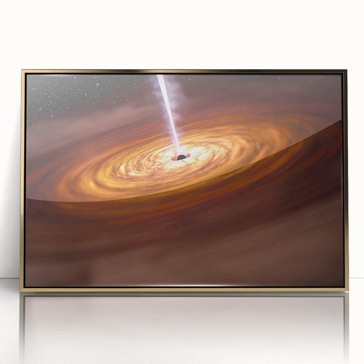 Cosmic Black Hole Wall Art: Space & Starry Night Astronomy Canvas Prints