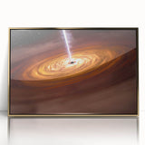 Cosmic Black Hole Wall Art: Space & Starry Night Astronomy Canvas Prints