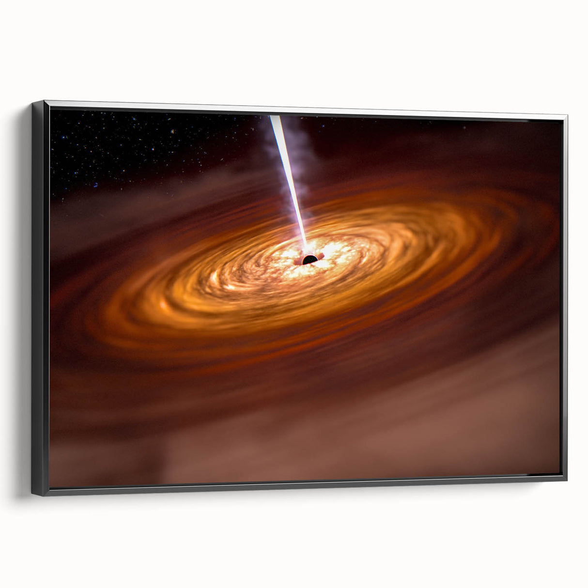Cosmic Black Hole Wall Art: Space & Starry Night Astronomy Canvas Prints