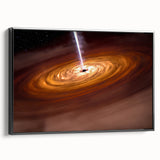 Cosmic Black Hole Wall Art: Space & Starry Night Astronomy Canvas Prints