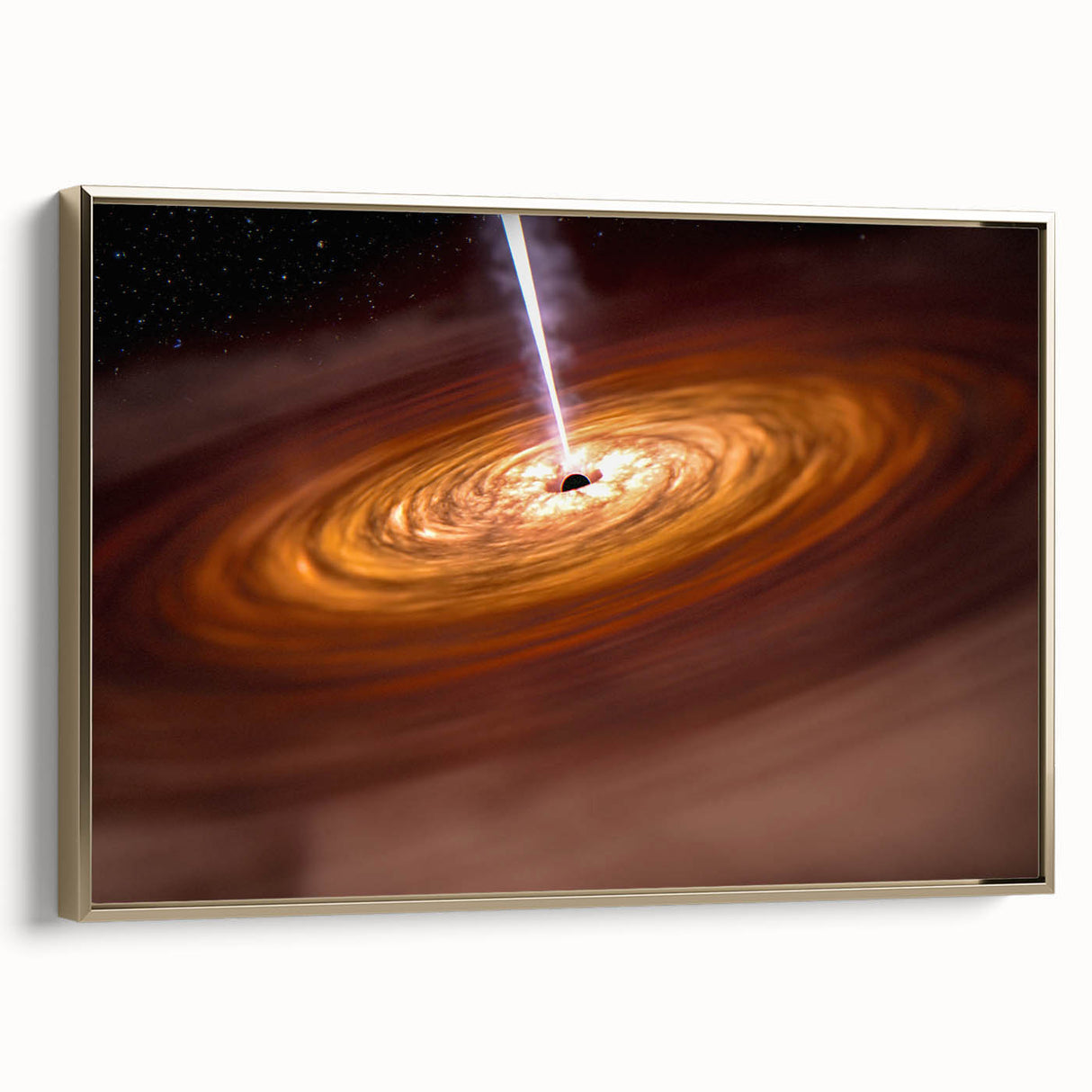 Cosmic Black Hole Wall Art: Space & Starry Night Astronomy Canvas Prints
