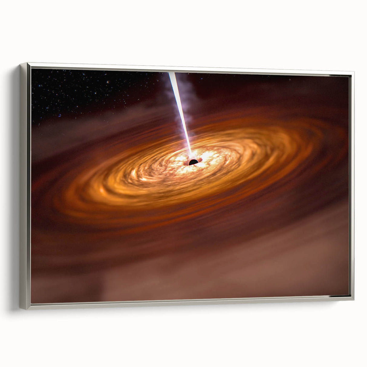 Cosmic Black Hole Wall Art: Space & Starry Night Astronomy Canvas Prints