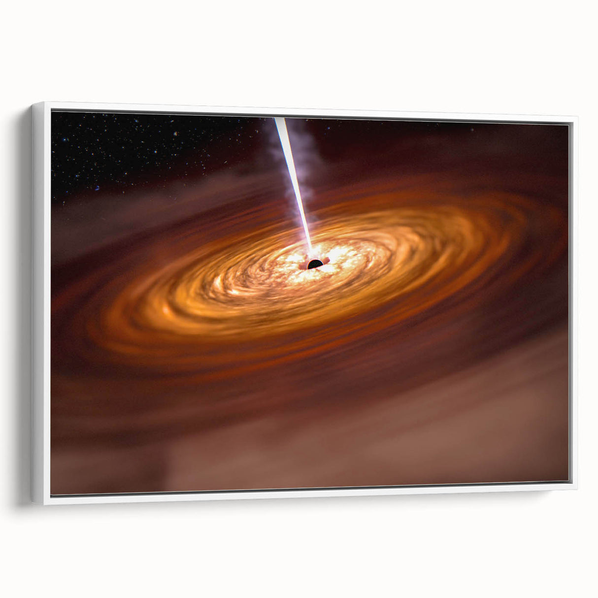 Cosmic Black Hole Wall Art: Space & Starry Night Astronomy Canvas Prints