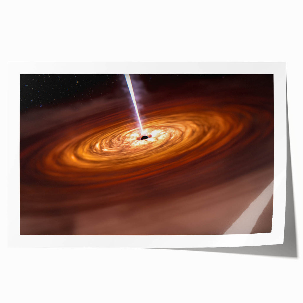 Cosmic Black Hole Wall Art: Space & Starry Night Astronomy Canvas Prints