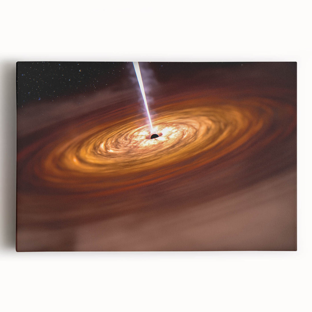 Cosmic Black Hole Wall Art: Space & Starry Night Astronomy Canvas Prints