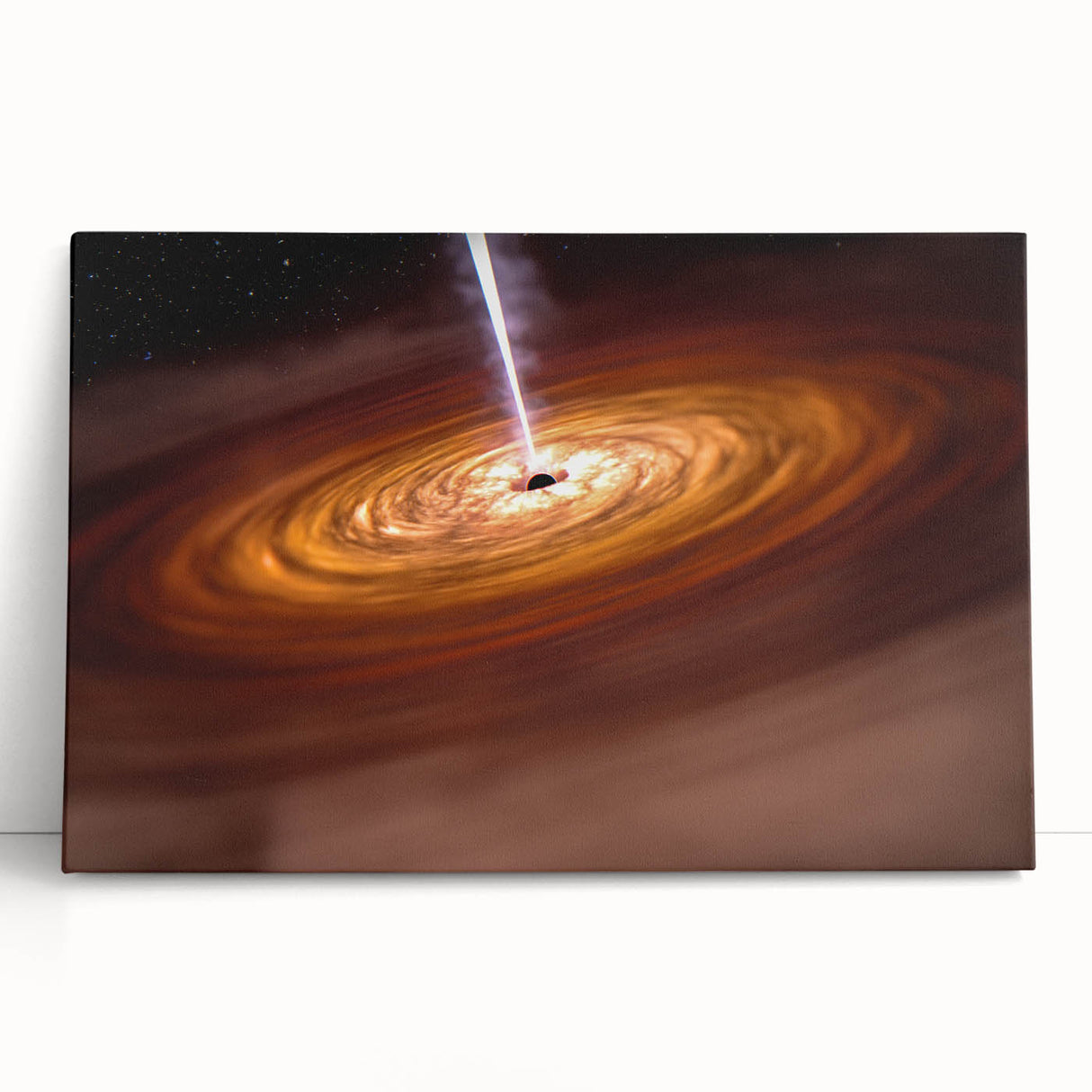 Cosmic Black Hole Wall Art: Space & Starry Night Astronomy Canvas Prints