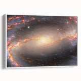 Barred Spiral Galaxy Wall Art: Vibrant Cosmic Nebula & Space Prints