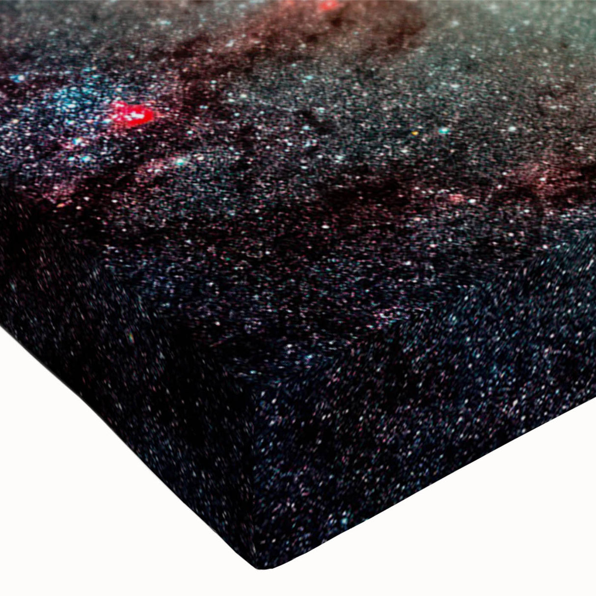 Fiery Spiral Galaxy Wall Art: Cosmic Nebula & Space Canvas Prints