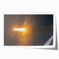 Rocket Launch Burst - Dynamic Space Missions Wall Art for Space Lovers