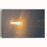 Rocket Launch Burst - Dynamic Space Missions Wall Art for Space Lovers