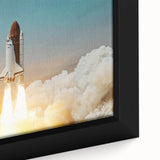 Sunset Space Shuttle Launch - Vibrant NASA Space Missions Wall Art