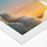 Sunset Space Shuttle Launch - Vibrant NASA Space Missions Wall Art