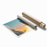 Sunset Space Shuttle Launch - Vibrant NASA Space Missions Wall Art