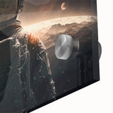 Astronaut on Distant Planet - Inspiring NASA Space Missions Wall Art